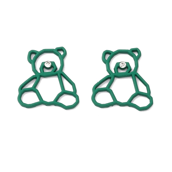 PandaHall Alloy Pendants, with Crystal Rhinestone, Bear, Teal, 24.5x23x1.5mm Alloy+Rhinestone Bear Cyan
PandaHall Alloy Pendants, with Crystal Rhinestone, Bear, Teal, 24.5x23x1.5mm Alloy+Rhinestone Bear Cyan