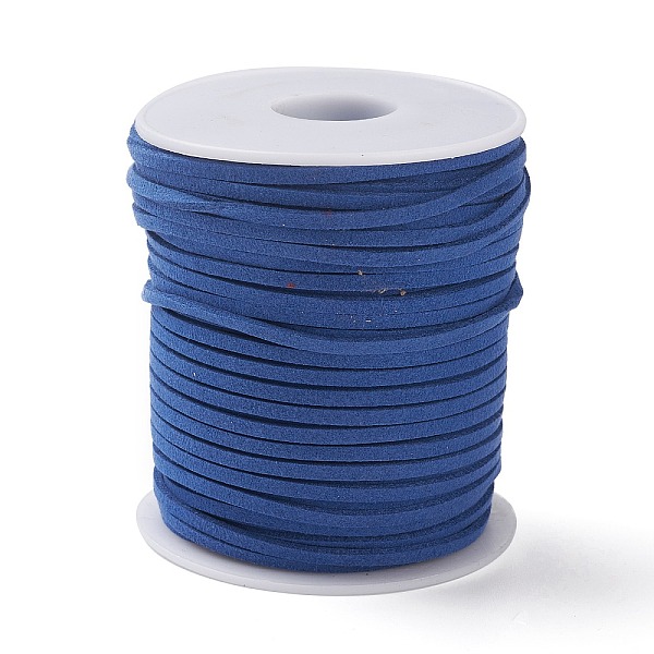 PandaHall 45M Faux Suede Cord, Faux Suede Lace, Blue, 2~2.5x1.5~2mm, about 50 Yards(45m)/Roll Faux Suede Blue
PandaHall 45M Faux Suede Cord, Faux Suede Lace, Blue, 2~2.5x1.5~2mm, about 50 Yards(45m)/Roll Faux Suede Blue