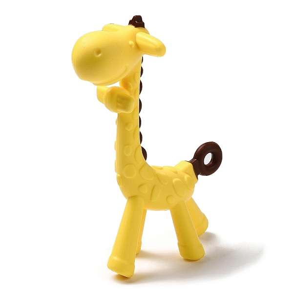 PandaHall Giraffe Food Grade Eco-Friendly Silicone Pendants, Chewing Beads For Teethers, DIY Nursing Necklaces Making, Yellow, 135x47x88.5mm...
PandaHall Giraffe Food Grade Eco-Friendly Silicone Pendants, Chewing Beads For Teethers, DIY Nursing Necklaces Making, Yellow, 135x47x88.5mm...