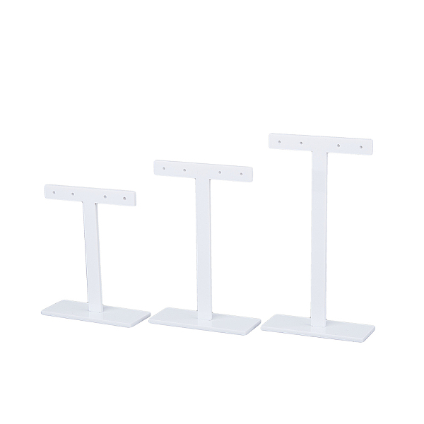 PandaHall 3Pcs 3 Sizes Acrylic T Bar Earring Display Stands, Dangle Earring Display Holder, White, 7x3x8.9~12.9cm, 1pc/size Acrylic White
PandaHall 3Pcs 3 Sizes Acrylic T Bar Earring Display Stands, Dangle Earring Display Holder, White, 7x3x8.9~12.9cm, 1pc/size Acrylic White