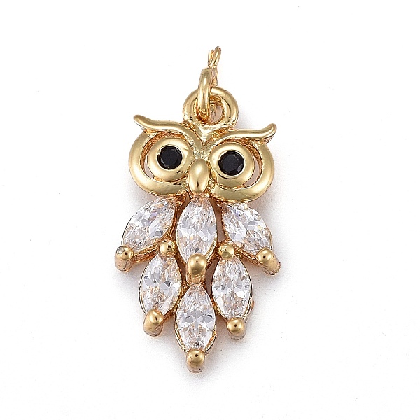 PandaHall Brass Micro Pave Clear Cubic Zirconia Pendants, Owl, Real 18K Gold Plated, 15.3x8.7x4.1mm, Hole: 0.3mm Brass+Cubic Zirconia Owl...
PandaHall Brass Micro Pave Clear Cubic Zirconia Pendants, Owl, Real 18K Gold Plated, 15.3x8.7x4.1mm, Hole: 0.3mm Brass+Cubic Zirconia Owl...