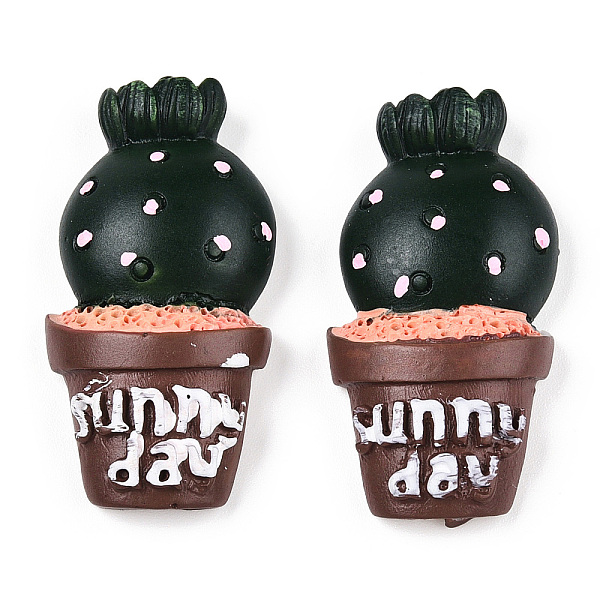 PandaHall Opaque Resin Decoden Cabochons, Sunny Day Potted Cactus, Dark Green, 37x18.5x7.5mm Resin Cactus
PandaHall Opaque Resin Decoden Cabochons, Sunny Day Potted Cactus, Dark Green, 37x18.5x7.5mm Resin Cactus