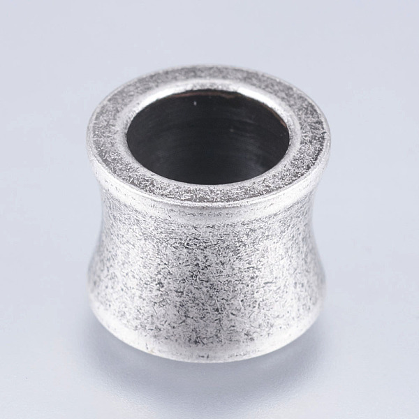PandaHall 304 Stainless Steel Beads, Large Hole Beads, Drum, Antique Silver, 11x10x8mm, Hole: 6.5mm 304 Stainless Steel Drum
PandaHall 304 Stainless Steel Beads, Large Hole Beads, Drum, Antique Silver, 11x10x8mm, Hole: 6.5mm 304 Stainless Steel Drum