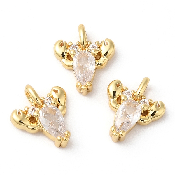 PandaHall Rack Plating Brass Micro Pave Cubic Zirconia Pendants, Long-Lasting Plated, Lead Free & Cadmium Free, Lobster, Real 18K Gold..., Clear
PandaHall Rack Plating Brass Micro Pave Cubic Zirconia Pendants, Long-Lasting Plated, Lead Free & Cadmium Free, Lobster, Real 18K Gold..., Clear