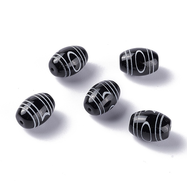 PandaHall Tibetan Style dZi Beads, Natural Agate Beads, Dyed & Heated, Oval, 1-Eye, 13.5x10mm, Hole: 1.2mm Tibetan Agate Oval
PandaHall Tibetan Style dZi Beads, Natural Agate Beads, Dyed & Heated, Oval, 1-Eye, 13.5x10mm, Hole: 1.2mm Tibetan Agate Oval