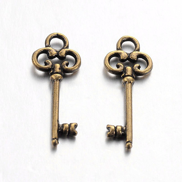 PandaHall Tibetan Style Alloy Pendants, Skeleton Key, Cadmium Free & Nickel Free & Lead Free, Antique Bronze, 21x8x2mm, Hole: 2mm Alloy Key
PandaHall Tibetan Style Alloy Pendants, Skeleton Key, Cadmium Free & Nickel Free & Lead Free, Antique Bronze, 21x8x2mm, Hole: 2mm Alloy Key