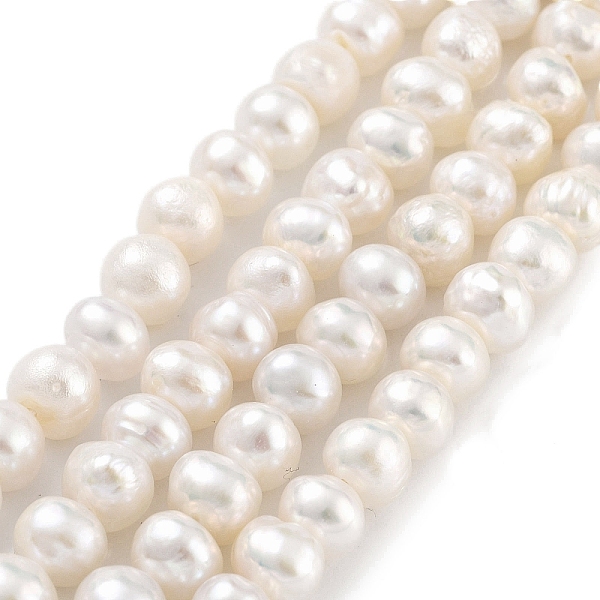 PandaHall Natural Cultured Freshwater Pearl Beads Strands, Potato, Beige, 5~6mm, Hole: 0.6mm, about 33pcs/strand, 6.89~7.09 inch(17.5~18cm)..., Yellow
PandaHall Natural Cultured Freshwater Pearl Beads Strands, Potato, Beige, 5~6mm, Hole: 0.6mm, about 33pcs/strand, 6.89~7.09 inch(17.5~18cm)..., Yellow