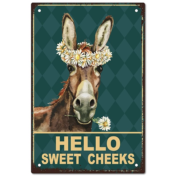 PandaHall Vintage Metal Iron Tin Sign Poster, Wall Decor for Bars, Restaurants, Cafes Pubs, Vertical Rectangle, Donkey Pattern...
PandaHall Vintage Metal Iron Tin Sign Poster, Wall Decor for Bars, Restaurants, Cafes Pubs, Vertical Rectangle, Donkey Pattern...