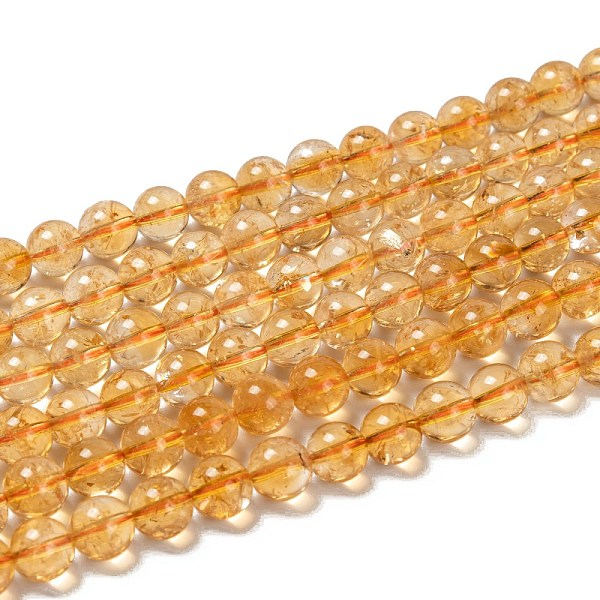 PandaHall Natural Citrine Beads Strands, Round, Citrine, 8mm, Hole: 1mm, about 50pcs/strand, 15.5 inch Citrine Round Yellow
PandaHall Natural Citrine Beads Strands, Round, Citrine, 8mm, Hole: 1mm, about 50pcs/strand, 15.5 inch Citrine Round Yellow