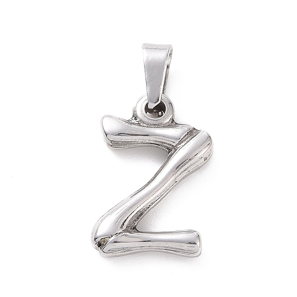 PandaHall 304 Stainless Steel Pendants, Bamboo Style, Stainless Steel Color, Letter.Z, 18x11.5x3mm, Hole: 3x7mm 304 Stainless Steel Letter Z
PandaHall 304 Stainless Steel Pendants, Bamboo Style, Stainless Steel Color, Letter.Z, 18x11.5x3mm, Hole: 3x7mm 304 Stainless Steel Letter Z