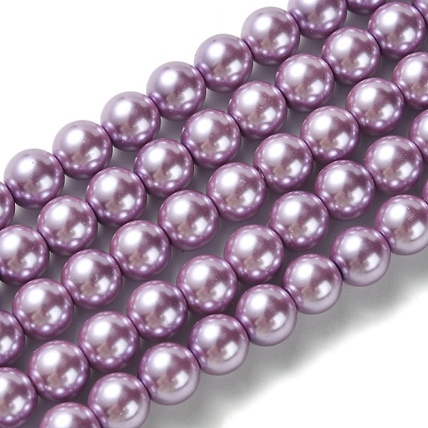 PandaHall Eco-Friendly Glass Pearl Beads Strands, Grade A, Round, Dyed, Cotton Cord Threaded, Violet, 8mm, Hole: 1.2~1.5mm, about..., Purple
PandaHall Eco-Friendly Glass Pearl Beads Strands, Grade A, Round, Dyed, Cotton Cord Threaded, Violet, 8mm, Hole: 1.2~1.5mm, about..., Purple