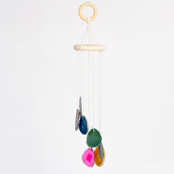 PandaHall Nuggets Natural Agate Wind Chime, for Outdoor Home Garden Decor Geode Hanging Decorations , Colorful, 315mm Natural Agate Nuggets
PandaHall Nuggets Natural Agate Wind Chime, for Outdoor Home Garden Decor Geode Hanging Decorations , Colorful, 315mm Natural Agate Nuggets