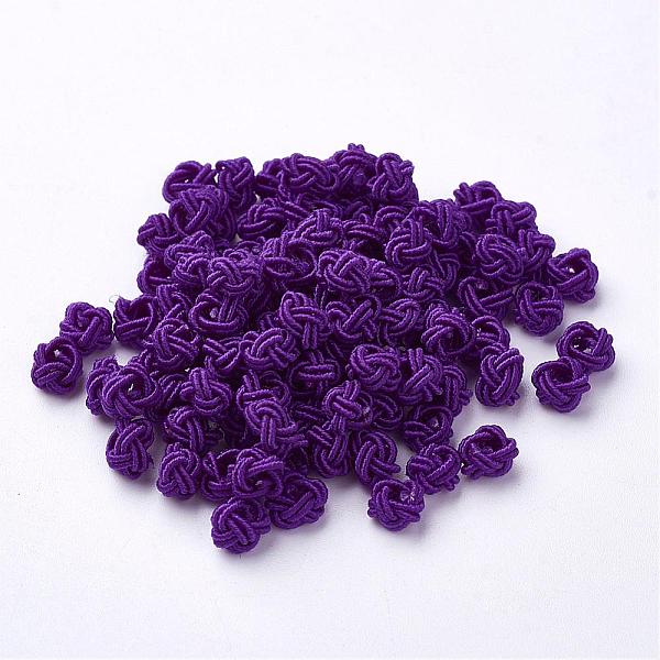 PandaHall Polyester Weave Beads, Round, Blue Violet, 6x5mm, Hole: 4mm, about 200pcs/bag Polyester Round Purple
PandaHall Polyester Weave Beads, Round, Blue Violet, 6x5mm, Hole: 4mm, about 200pcs/bag Polyester Round Purple