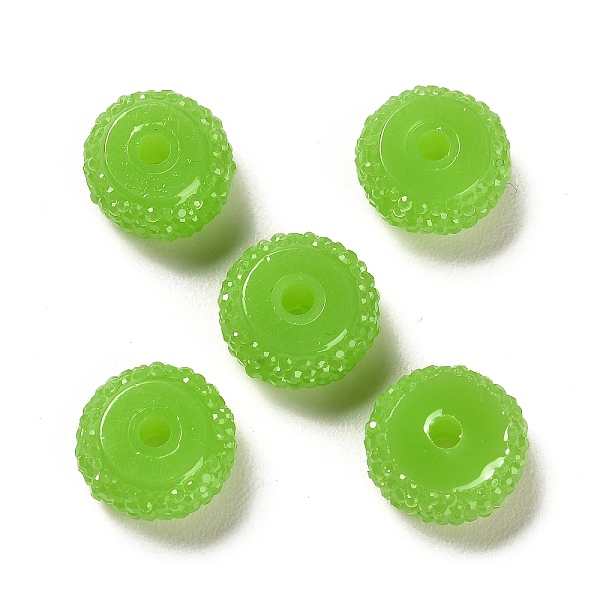 PandaHall Opaque Resin Beads, Textured Rondelle, Lawn Green, 12x7mm, Hole: 2.5mm Resin Rondelle
PandaHall Opaque Resin Beads, Textured Rondelle, Lawn Green, 12x7mm, Hole: 2.5mm Resin Rondelle