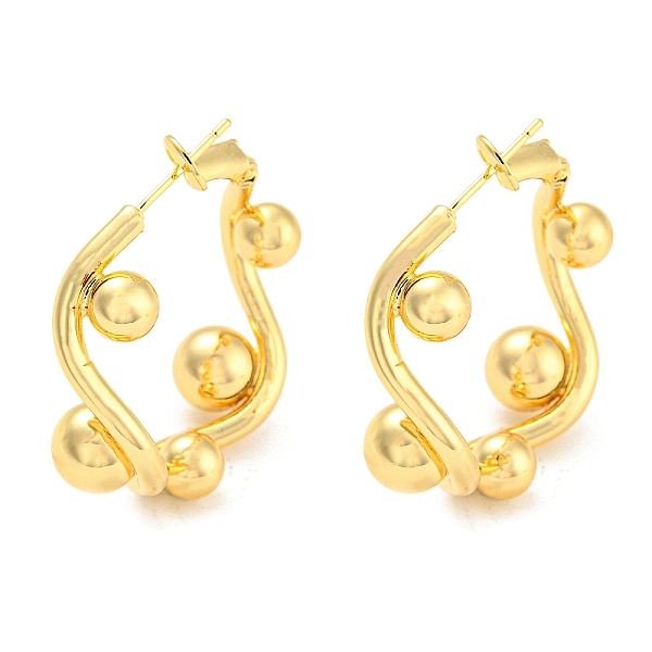 PandaHall Rack Plating Brass Stud Earrings, Long-Lasting Plated, Lead Free & Cadmium Free, Real 18K Gold Plated, 32x32.5x10.5mm Brass Others
PandaHall Rack Plating Brass Stud Earrings, Long-Lasting Plated, Lead Free & Cadmium Free, Real 18K Gold Plated, 32x32.5x10.5mm Brass Others