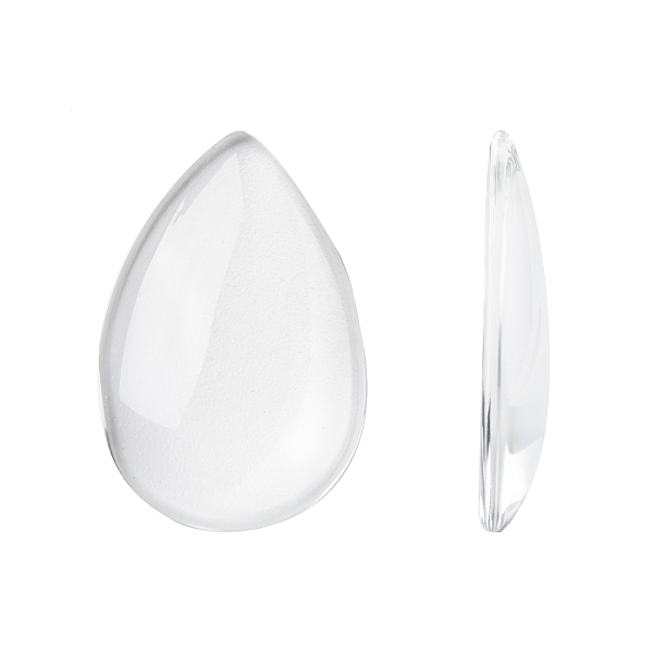 PandaHall Transparent Teardrop Glass Cabochons, Clear, 30x20x6mm Glass Teardrop Clear
PandaHall Transparent Teardrop Glass Cabochons, Clear, 30x20x6mm Glass Teardrop Clear
