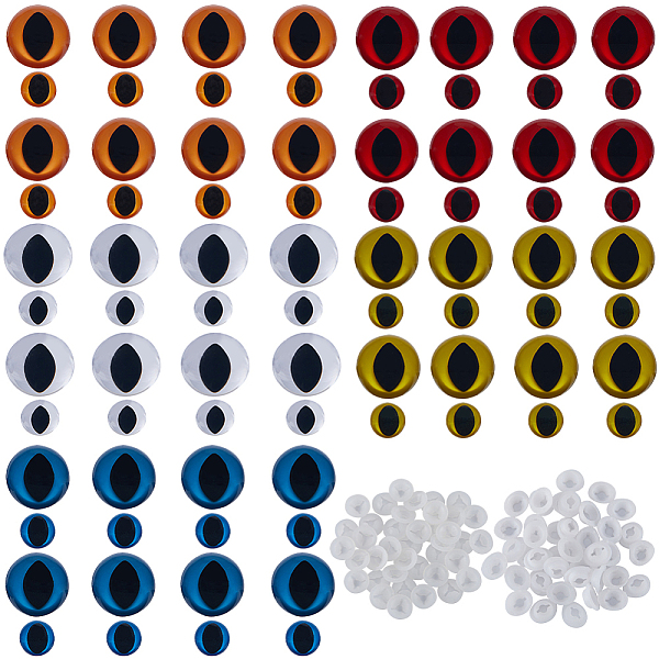 PandaHall GORGECRAFT A Box 80Pcs 10 Styles Plastic Doll Eyes 10mm 18mm Colored Craft Safety Eyes with Washers for Plush Stuffed Animal..., Multicolor
PandaHall GORGECRAFT A Box 80Pcs 10 Styles Plastic Doll Eyes 10mm 18mm Colored Craft Safety Eyes with Washers for Plush Stuffed Animal..., Multicolor