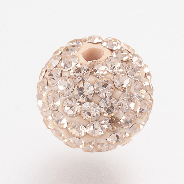 PandaHall Czech Rhinestone Beads, PP13(1.9~2mm), Pave Disco Ball Beads, Polymer Clay, Round, 362_Light Peach, 9.5~10mm, Hole: 1.8mm, about..., Brown
PandaHall Czech Rhinestone Beads, PP13(1.9~2mm), Pave Disco Ball Beads, Polymer Clay, Round, 362_Light Peach, 9.5~10mm, Hole: 1.8mm, about..., Brown
