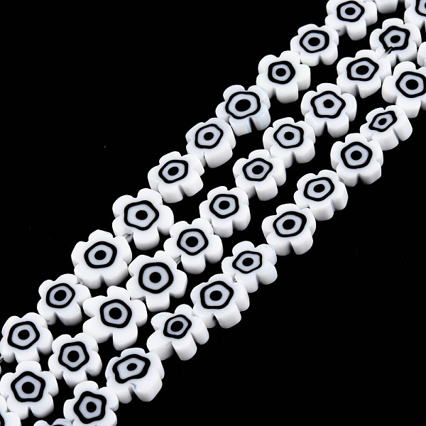 PandaHall Handmade Evil Eye Lampwork Beads Strands, Flower, White, 7~9.5x7~9x2.5~3mm, Hole: 1mm, about 54pcs/strand, 16.14 inch(41cm)...
PandaHall Handmade Evil Eye Lampwork Beads Strands, Flower, White, 7~9.5x7~9x2.5~3mm, Hole: 1mm, about 54pcs/strand, 16.14 inch(41cm)...