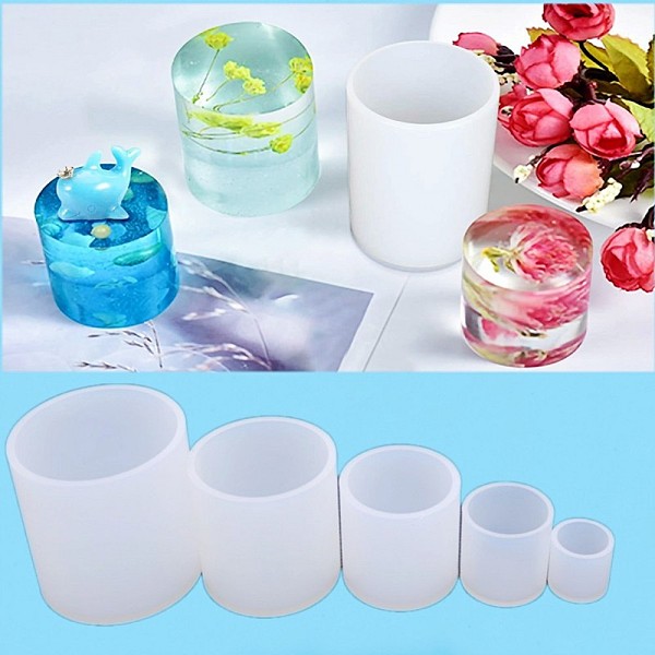PandaHall Scented Candle Molds, Column Silicone Molds, White, 6x6cm Silicone Column White
PandaHall Scented Candle Molds, Column Silicone Molds, White, 6x6cm Silicone Column White