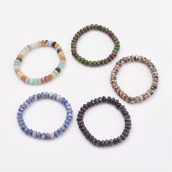 PandaHall Natural & Synthetic Mixed Stone Stretch Bracelets, 2 inch(52mm) Mixed Stone
PandaHall Natural & Synthetic Mixed Stone Stretch Bracelets, 2 inch(52mm) Mixed Stone