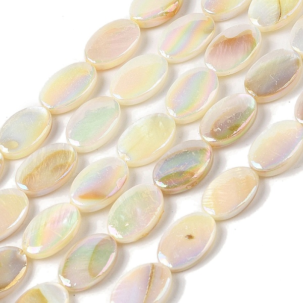 PandaHall Natural Freshwater Shell Beads Strands, AB Color, Oval, PapayaWhip, 14.5~15x10~10.5x3~3.5mm, Hole: 0.9mm, about 25pcs/strand..., Orange
PandaHall Natural Freshwater Shell Beads Strands, AB Color, Oval, PapayaWhip, 14.5~15x10~10.5x3~3.5mm, Hole: 0.9mm, about 25pcs/strand..., Orange