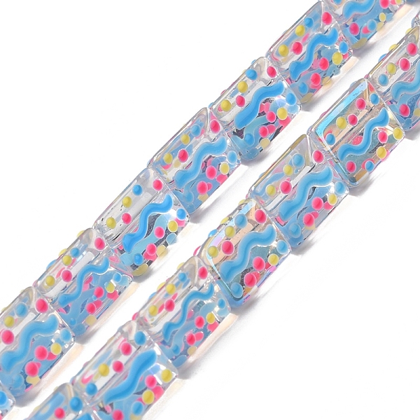 PandaHall Handmade Bumpy Lampwork Beads Strands, with Enamel, Triangular Prism, Deep Sky Blue, 12x9.5~10x9~9.5mm, Hole: 1mm, about...
PandaHall Handmade Bumpy Lampwork Beads Strands, with Enamel, Triangular Prism, Deep Sky Blue, 12x9.5~10x9~9.5mm, Hole: 1mm, about...