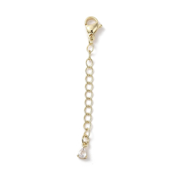 PandaHall Brass Micro Pave Clear Cubic Zirconia Chain Extender, Real 18K Gold Plated, 58mm, Teardrop: 6.5x3.5x2.5mm Brass+Cubic Zirconia...
PandaHall Brass Micro Pave Clear Cubic Zirconia Chain Extender, Real 18K Gold Plated, 58mm, Teardrop: 6.5x3.5x2.5mm Brass+Cubic Zirconia...