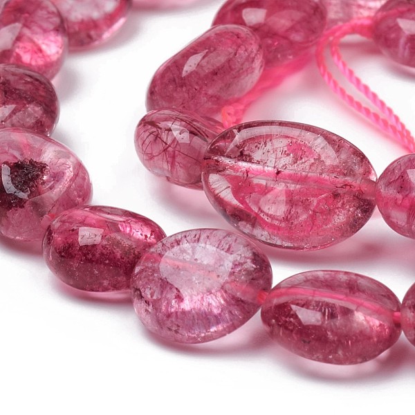 PandaHall Natural Quartz Beads Strands, Nuggets, Tumbled Stone, 8~10x8~9x5.5~6mm, Hole: 0.5mm, about 43pcs/strand, 15.55 inch(39.5cm) Other...
PandaHall Natural Quartz Beads Strands, Nuggets, Tumbled Stone, 8~10x8~9x5.5~6mm, Hole: 0.5mm, about 43pcs/strand, 15.55 inch(39.5cm) Other...