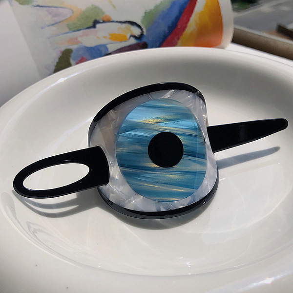 PandaHall Cellulose Acetate Hair Sticks, Hollow Hair Ponytail Holder, Hair Bun Cages, Evil Eye, Black, 130mm Cellulose Acetate Evil Eye...
PandaHall Cellulose Acetate Hair Sticks, Hollow Hair Ponytail Holder, Hair Bun Cages, Evil Eye, Black, 130mm Cellulose Acetate Evil Eye...
