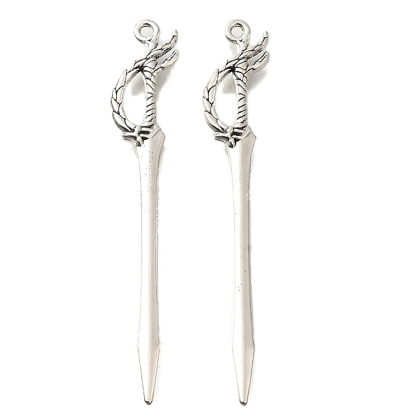 PandaHall Tibetan Style Alloy Big Pendants, Cadmium Free & Lead Free, Sword Charm, Antique Silver, 70x12x3mm, Hole: 1.5mm, about 187pcs/500g...
PandaHall Tibetan Style Alloy Big Pendants, Cadmium Free & Lead Free, Sword Charm, Antique Silver, 70x12x3mm, Hole: 1.5mm, about 187pcs/500g...