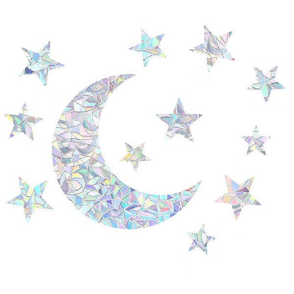 PandaHall GORGECRAFT 12Pcs Rainbow Window Clings Moon Stars Pattern Window Decals Static Non Adhesive Collision Proof Glass Stickers Vinyl..., Clear
PandaHall GORGECRAFT 12Pcs Rainbow Window Clings Moon Stars Pattern Window Decals Static Non Adhesive Collision Proof Glass Stickers Vinyl..., Clear