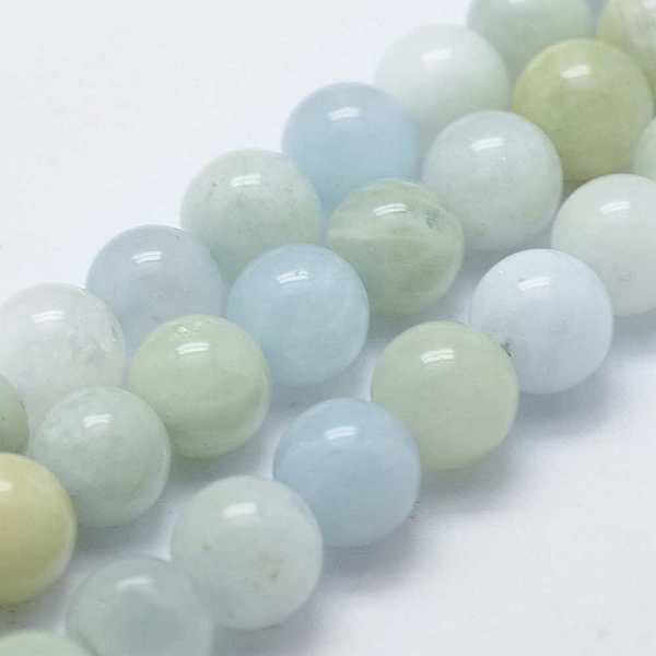PandaHall Natural Aquamarine Beads Strands, Round, 8mm, Hole: 1mm, about 52pcs/strand, 15.7 inch Aquamarine Round
PandaHall Natural Aquamarine Beads Strands, Round, 8mm, Hole: 1mm, about 52pcs/strand, 15.7 inch Aquamarine Round