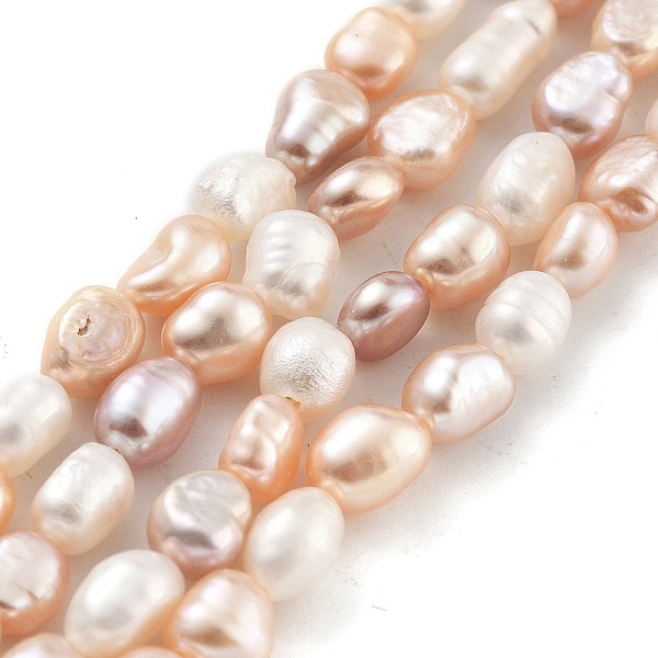 PandaHall Natural Cultured Freshwater Pearl Beads Strands, Two Sides Polished, Grade 4A, PeachPuff, 5~6mm, Hole: 0.5mm, about 27pcs/strand..., Brown
PandaHall Natural Cultured Freshwater Pearl Beads Strands, Two Sides Polished, Grade 4A, PeachPuff, 5~6mm, Hole: 0.5mm, about 27pcs/strand..., Brown