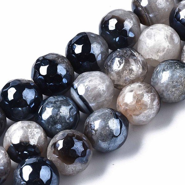 PandaHall Natural Agate Beads Strands, Pearl Luster Plated, Faceted, Round, Dark Blue, 12mm, Hole: 1.6mm, about 30~33pcs/strand, 13.70~15.75...
PandaHall Natural Agate Beads Strands, Pearl Luster Plated, Faceted, Round, Dark Blue, 12mm, Hole: 1.6mm, about 30~33pcs/strand, 13.70~15.75...