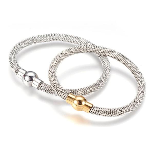 PandaHall 304 Stainless Steel Bracelets, with Magnetic Clasps, Mixed Color, 7-1/2 inch(190mm) 304 Stainless Steel Multicolor
PandaHall 304 Stainless Steel Bracelets, with Magnetic Clasps, Mixed Color, 7-1/2 inch(190mm) 304 Stainless Steel Multicolor