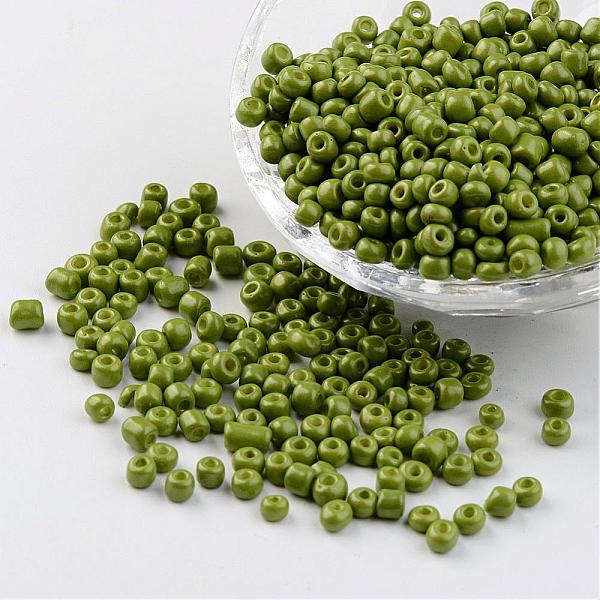 PandaHall 6/0 Baking Paint Glass Seed Beads, Olive Drab, 4~5x3~4mm, Hole: 1~2mm, about 427pcs/50g Glass Green
PandaHall 6/0 Baking Paint Glass Seed Beads, Olive Drab, 4~5x3~4mm, Hole: 1~2mm, about 427pcs/50g Glass Green