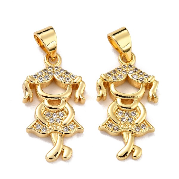 PandaHall Brass Micro Pave Clear Cubic Zirconia Pendants, Girl, Real 18K Gold Plated, 21x11.5x2.5mm, Hole: 4x3mm Brass+Cubic Zirconia Human...
PandaHall Brass Micro Pave Clear Cubic Zirconia Pendants, Girl, Real 18K Gold Plated, 21x11.5x2.5mm, Hole: 4x3mm Brass+Cubic Zirconia Human...