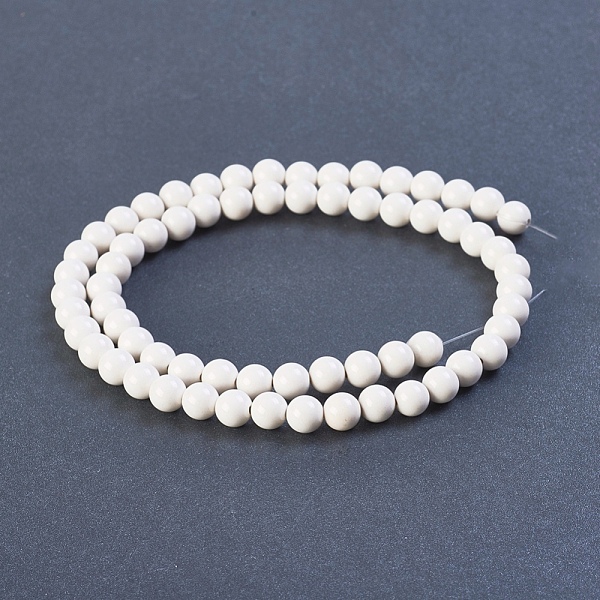 PandaHall Natural Hokutolite Beads Strands, Round, White, 6mm, Hole: 1mm, about 68pcs/strand, 15.9 inch(40.5cm) Hokutolite Round White
PandaHall Natural Hokutolite Beads Strands, Round, White, 6mm, Hole: 1mm, about 68pcs/strand, 15.9 inch(40.5cm) Hokutolite Round White
