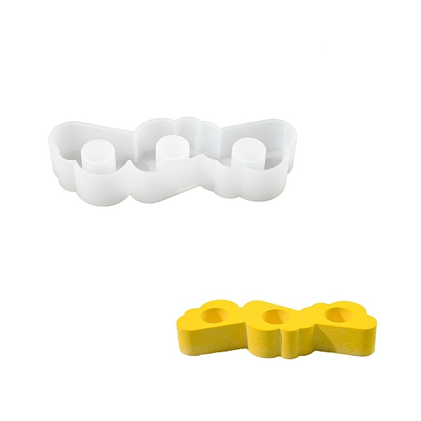 PandaHall DIY Candlesticks Silicone Molds, for Candle Making, White, Cloud, 5.2x16.3x2.75cm, Inner Diameter: 2.2cm Silicone Cloud White
PandaHall DIY Candlesticks Silicone Molds, for Candle Making, White, Cloud, 5.2x16.3x2.75cm, Inner Diameter: 2.2cm Silicone Cloud White