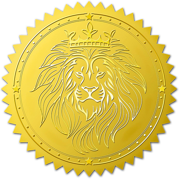 PandaHall BENECREAT 25PCS Lion Pattern Gold Foil Embossed Stickers, Embossed Embossed Envelope Seal Labels for Invitations Party Favors...
PandaHall BENECREAT 25PCS Lion Pattern Gold Foil Embossed Stickers, Embossed Embossed Envelope Seal Labels for Invitations Party Favors...