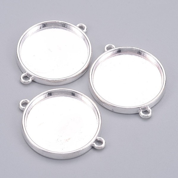 PandaHall Tibetan Style Cabochon Connector Settings, Plain Edge Bezel Cups, Lead Free & Nickel Free, Flat Round, Silver Color Plated...
PandaHall Tibetan Style Cabochon Connector Settings, Plain Edge Bezel Cups, Lead Free & Nickel Free, Flat Round, Silver Color Plated...