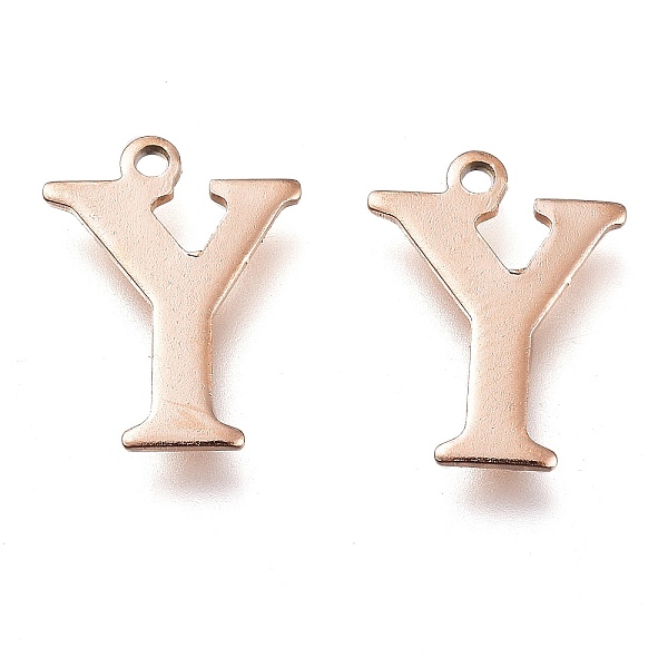 PandaHall Vacuum Plating 304 Stainless Steel Charms, Laser Cut, Alphabet, Rose Gold, Letter.Y, 12.5x9.5x0.8mm, Hole: 1mm 304 Stainless...
PandaHall Vacuum Plating 304 Stainless Steel Charms, Laser Cut, Alphabet, Rose Gold, Letter.Y, 12.5x9.5x0.8mm, Hole: 1mm 304 Stainless...