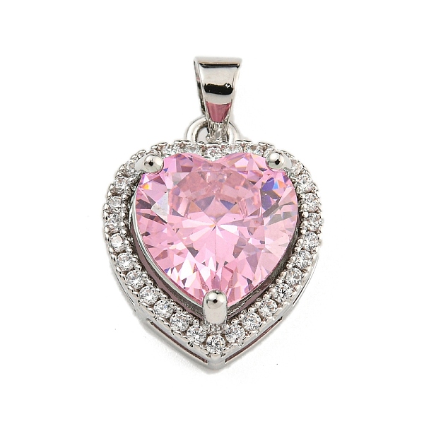 PandaHall Rack Plating Brass Micro Pave Cubic Zirconia Pendants, Heart, Hot Pink, 16.5x13.5x7mm, Hole: 4x3.5mm Brass+Cubic Zirconia Heart
PandaHall Rack Plating Brass Micro Pave Cubic Zirconia Pendants, Heart, Hot Pink, 16.5x13.5x7mm, Hole: 4x3.5mm Brass+Cubic Zirconia Heart