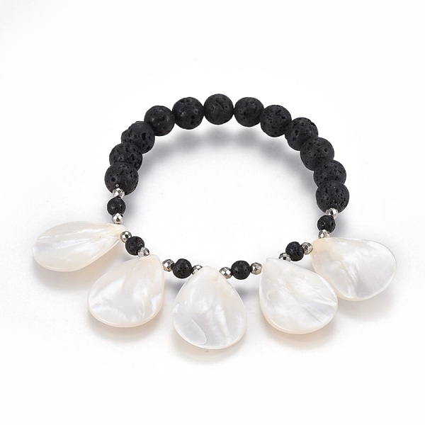 PandaHall Spiral Shell Stretch Charm Bracelets, with Non-magnetic Synthetic Hematite Beads and Natural Lava Rock Beads, Cardboard Jewelry..., Black
PandaHall Spiral Shell Stretch Charm Bracelets, with Non-magnetic Synthetic Hematite Beads and Natural Lava Rock Beads, Cardboard Jewelry..., Black