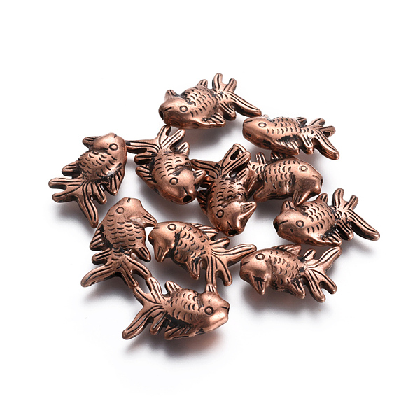 PandaHall CCB Plastic Beads, Fish, Red Copper, 20x13x5mm, Hole: 1.5mm Plastic Fish
PandaHall CCB Plastic Beads, Fish, Red Copper, 20x13x5mm, Hole: 1.5mm Plastic Fish