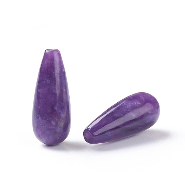PandaHall Natural Charoite Beads, Half Drilled, Teardrop, 20~21x8~8.5mm, Half Hole: 1mm Charoite Teardrop
PandaHall Natural Charoite Beads, Half Drilled, Teardrop, 20~21x8~8.5mm, Half Hole: 1mm Charoite Teardrop