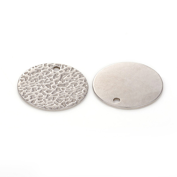 PandaHall 304 Stainless Steel Pendants, Laser Cut, Flat Round, Textured, Stainless Steel Color, 18.5x0.8mm, Hole: 1.6mm 304 Stainless Steel...
PandaHall 304 Stainless Steel Pendants, Laser Cut, Flat Round, Textured, Stainless Steel Color, 18.5x0.8mm, Hole: 1.6mm 304 Stainless Steel...