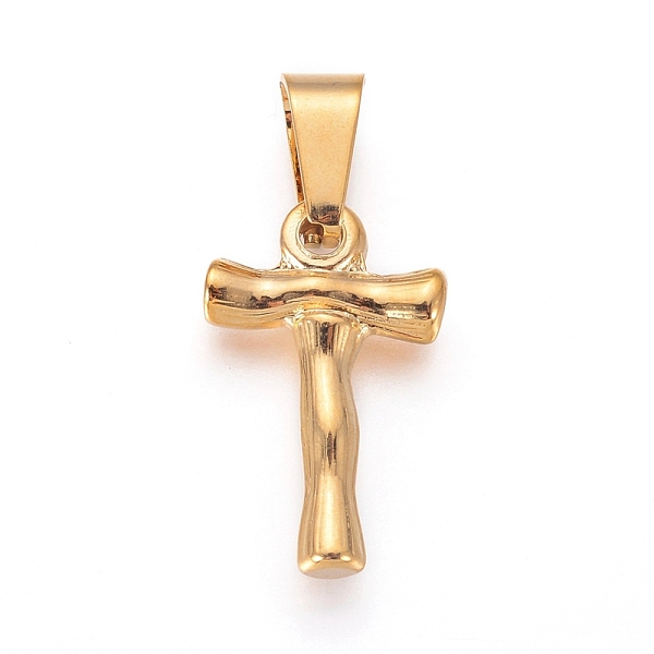 PandaHall 304 Stainless Steel Pendants, Bamboo Style, Letter, Golden Color, Letter.T, 18x11x3mm, Hole: 3x7mm 304 Stainless Steel Letter
PandaHall 304 Stainless Steel Pendants, Bamboo Style, Letter, Golden Color, Letter.T, 18x11x3mm, Hole: 3x7mm 304 Stainless Steel Letter