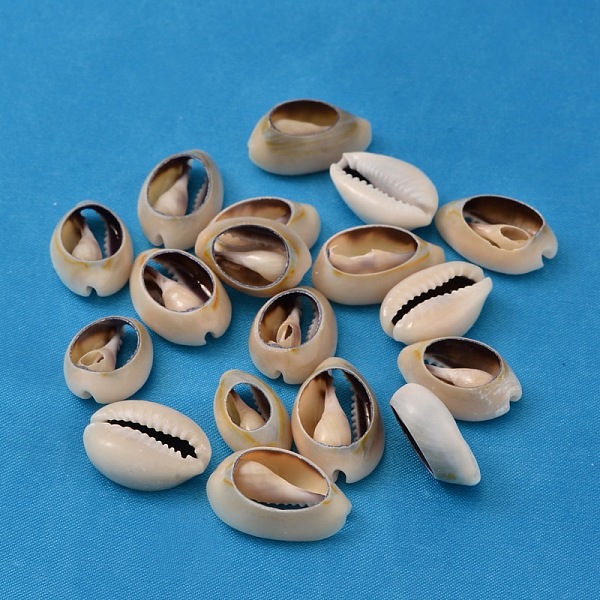 PandaHall Natural Cowrie Shell Beads, No Hole/Undrilled, Seashell Color, 16~18x12~13x5~7mm, about 470pcs/500g Cowrie Shell Shell Shape
PandaHall Natural Cowrie Shell Beads, No Hole/Undrilled, Seashell Color, 16~18x12~13x5~7mm, about 470pcs/500g Cowrie Shell Shell Shape